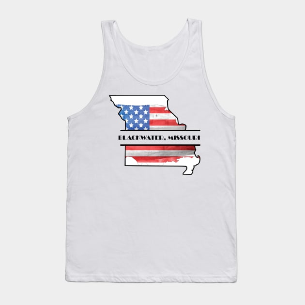 SMALL AMERICAN TOWN: BLACKWATER - MISSOURI Tank Top by OssiesArt